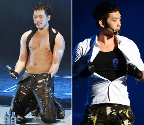 Rain performs on the stage during his concert on March 26, 2011 in Beijing, China.  Photo: ChinaFotoPress/Getty Images