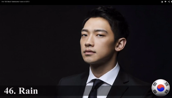 Rain - One of 2013's Most Handsome Faces